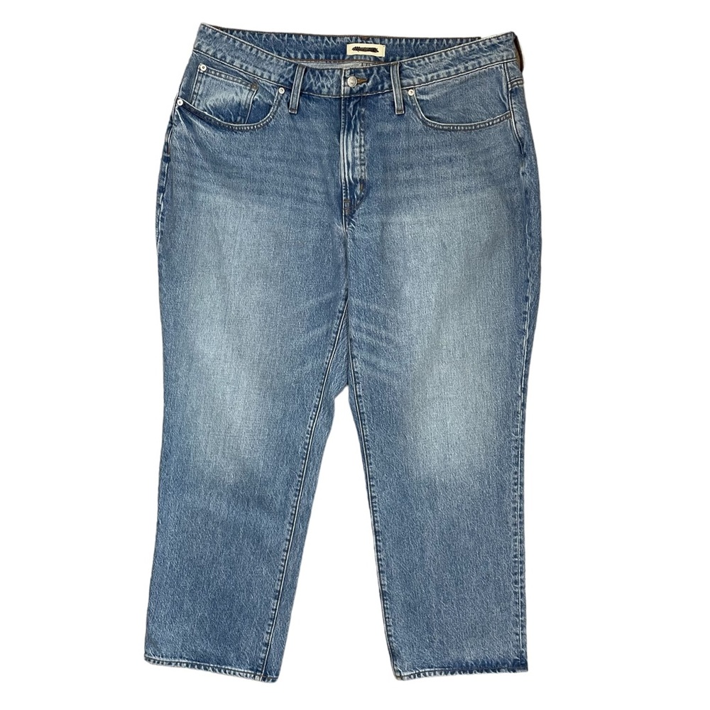 Madewell The Plus Curvy Perfect Vintage Straight Jean in Seyland Wash 16W / 14W